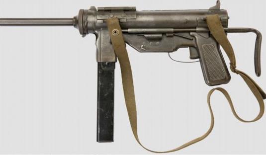 现实中的美国造m3式冲锋枪,美国什么冲锋枪威力最大