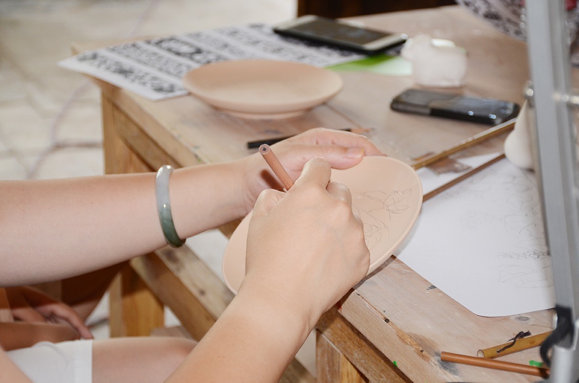 游学第三天——我们让书画飞上青花