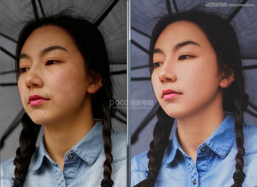 ps如何统一人像面部肤色,ps人像面部色彩基础