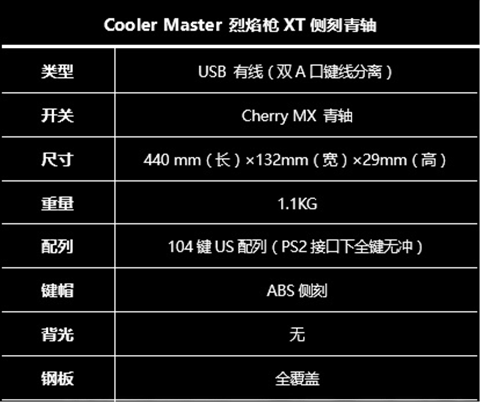 酷冷至尊烈焰枪xt绿轴,酷冷至尊烈焰枪xtv2键盘
