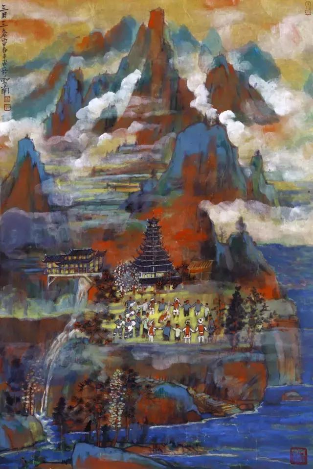 国画山水风景欣赏大全,中国最美山水风景国画