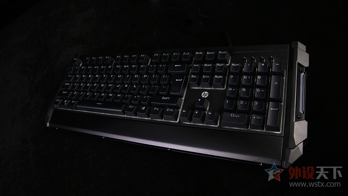 惠普gk200机械键盘测评,惠普GK320灰木轴机械键盘