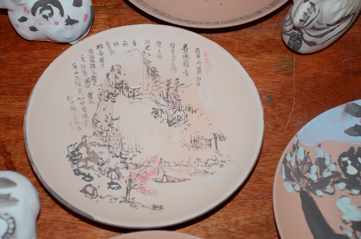 游学第三天——我们让书画飞上青花