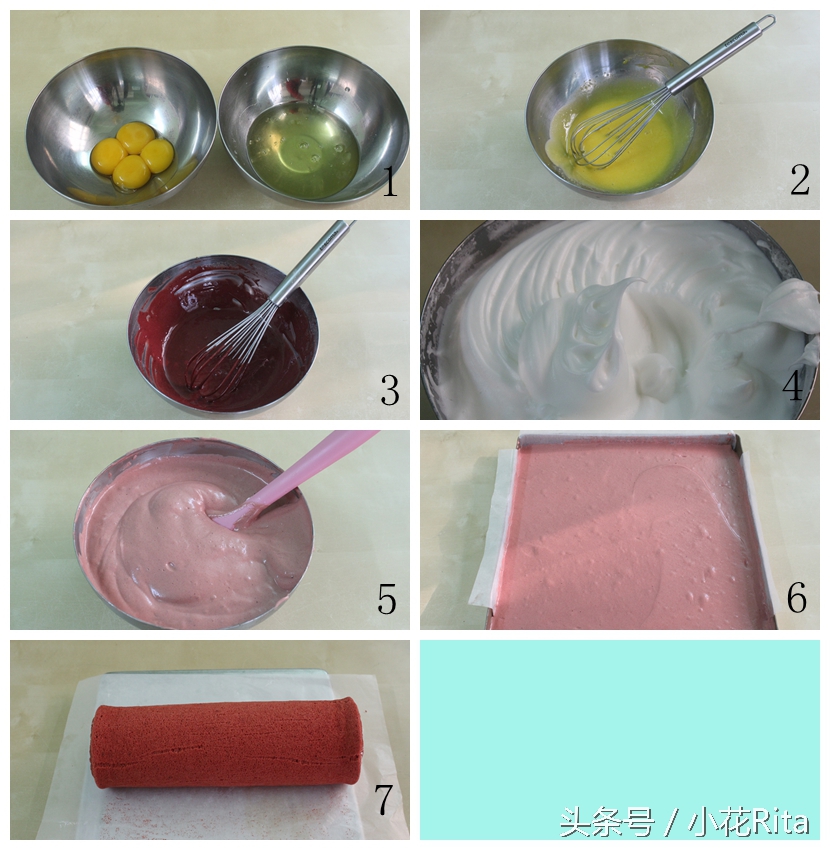 红丝绒蛋糕卷颜值味道让我惊呆了,口感绵软制作简单红丝绒蛋糕卷