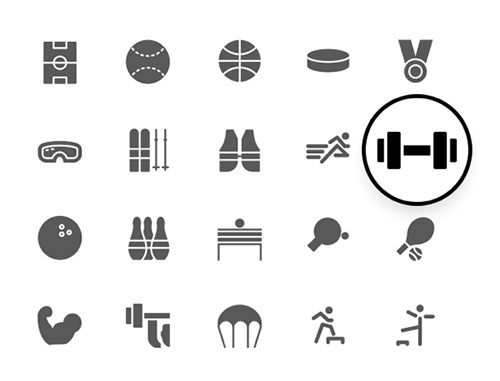 奥运会24个项目图标下载,夏季奥运会运动项目卡通图片