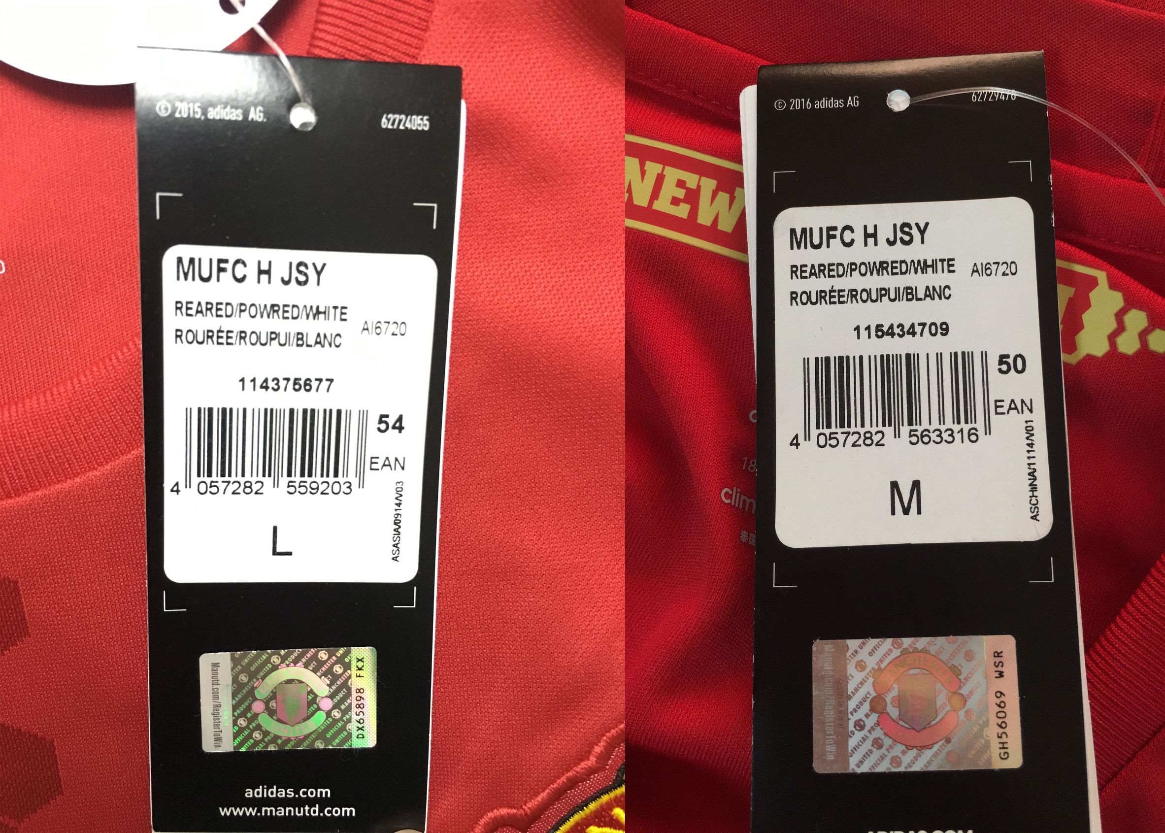 曼联16-17赛季,曼联2021球衣球员版和球迷版区别