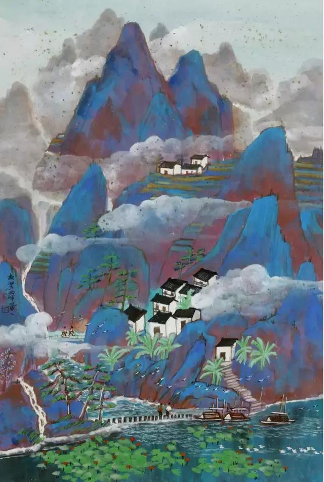 国画山水风景欣赏大全,中国最美山水风景国画