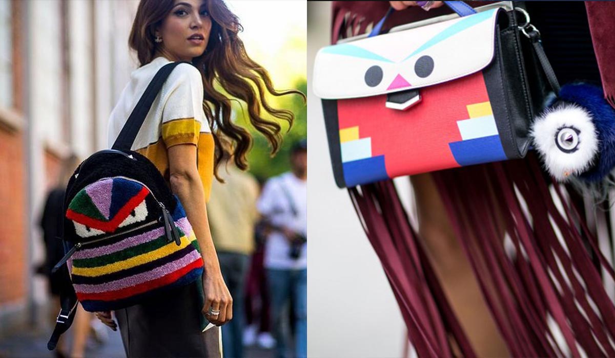 fendi小怪兽彩色挎包多少钱,fendi小怪兽包夏天背还是冬天