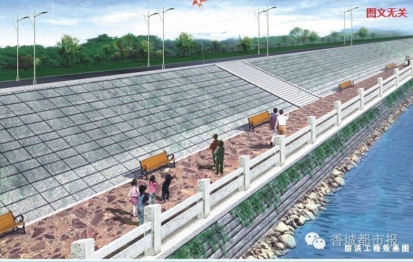 咸宁防洪避险工程,不再看海的地方