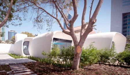 迪拜3d打印大楼,全球首座3d打印大楼