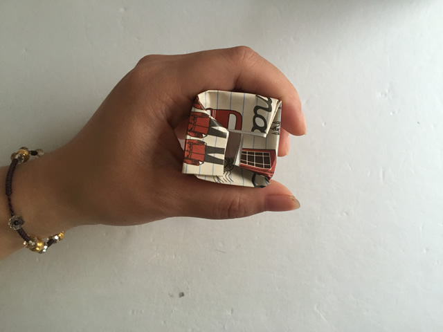 纸在乎你手工折纸：牛奶盒视频图解教程