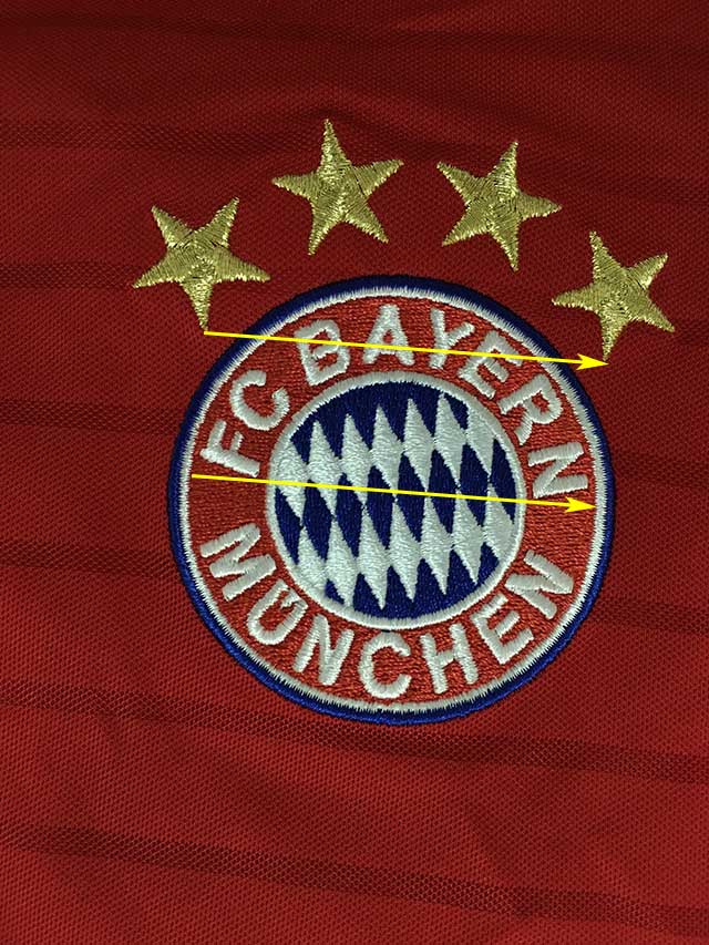 拜仁球衣1617鉴别,拜仁主客场球衣