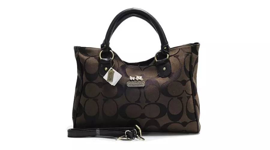 coach一款圆柱形的包,大logo的coach包