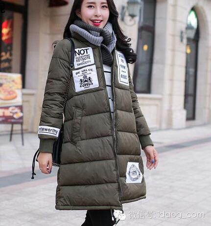 秋冬中长款棉服外套,秋冬长款氛围感棉服外套