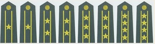 中国人民解放军现行军官军衔分类,解放军军官的军衔与职务