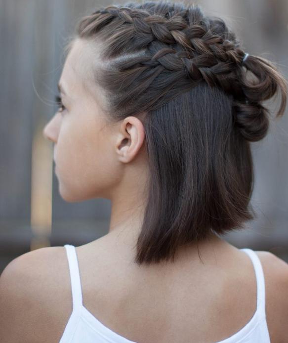 儿童女生短头发辫子编织教学,短头发怎么编织辫子视频