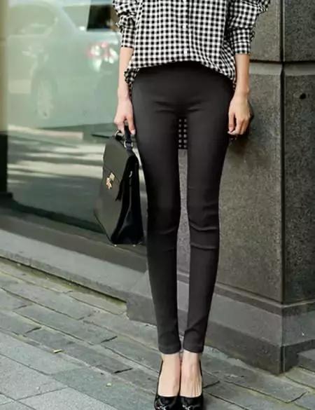 高圆圆秋冬穿搭牛仔裤,高圆圆蓝色牛仔直筒裤穿搭