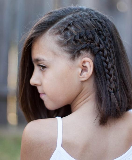 儿童女生短头发辫子编织教学,短头发怎么编织辫子视频