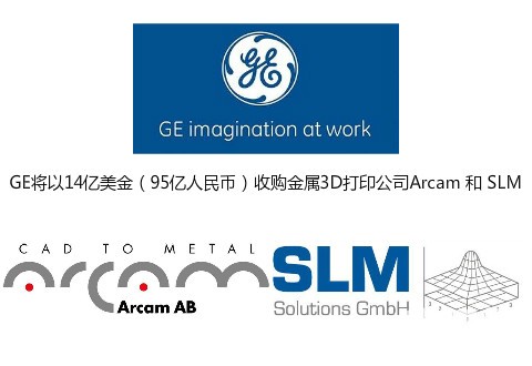 有钱任性！通用电气豪掷14亿美元收购2家金属3D打印公司