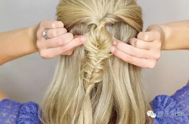鱼尾公主头复刻,一步搞定蓬松公主头