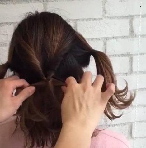 短发妹子必学编发小技巧真正一“箭”倾心！