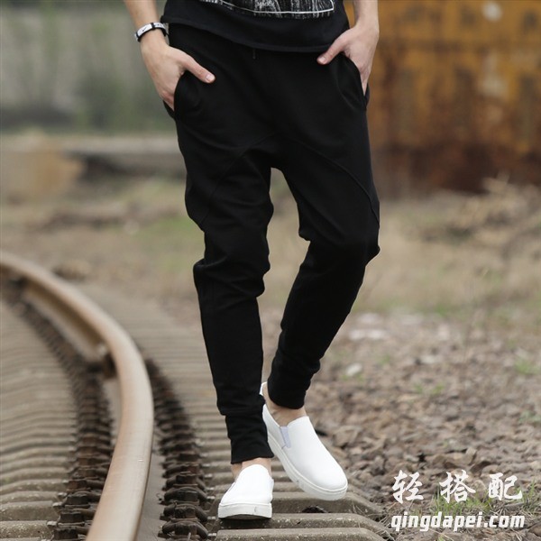 最时尚潮流小脚裤男士,男生也爱穿小脚裤