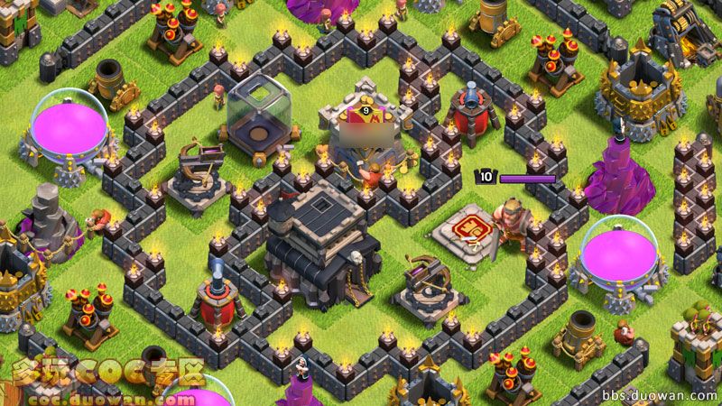 部落冲突9本阵型八卦阵,部落冲突9本八卦阵高清