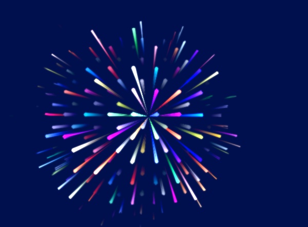 891[PS特效]用PS滤镜把图片做成烟花图片