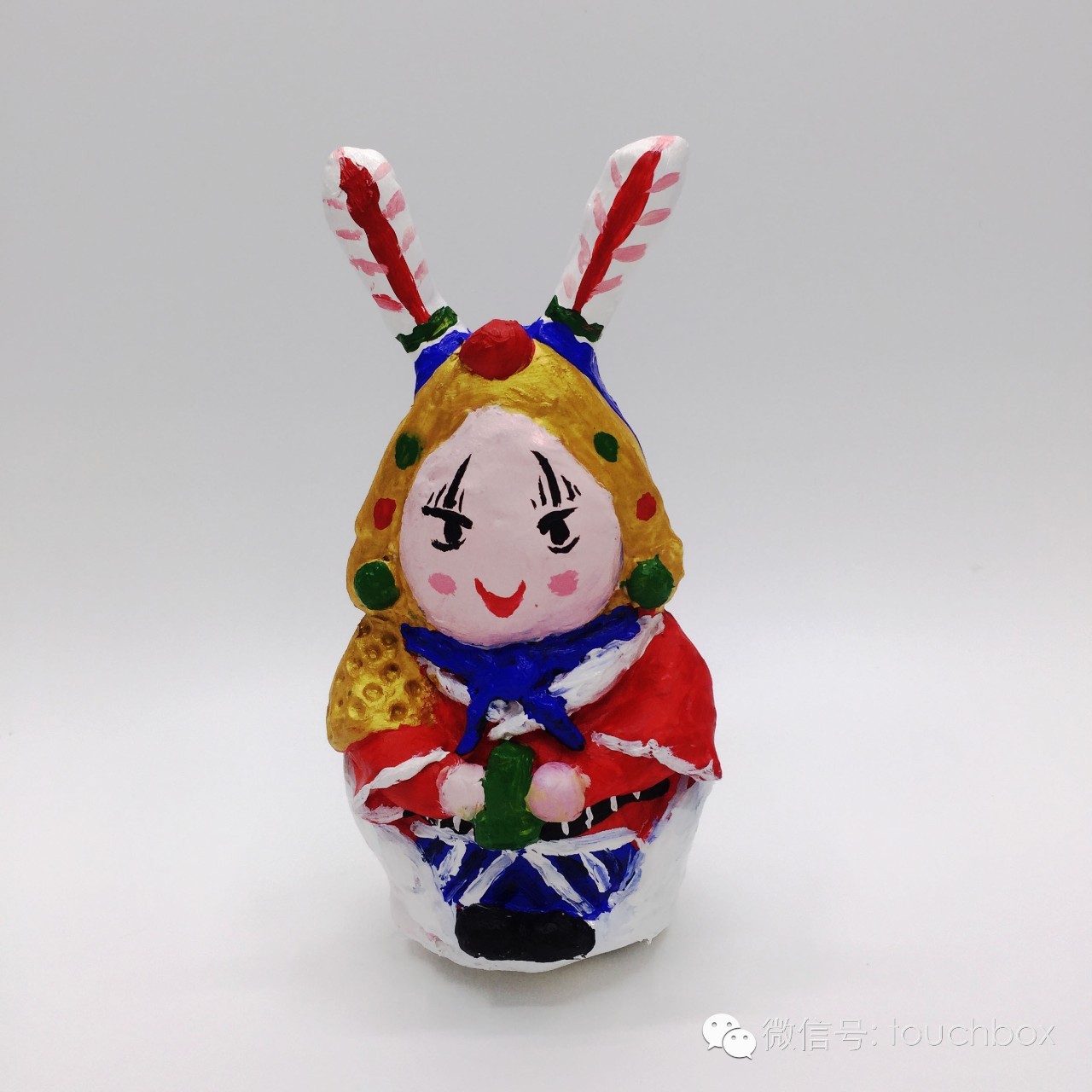 中秋兔子灯笼手工制作方法,可爱兔儿爷灯笼制作