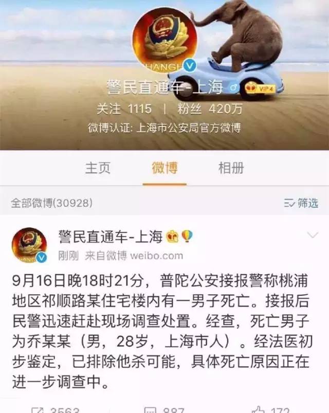 各种关于乔任梁死因的传闻,关于乔任梁去世的新闻