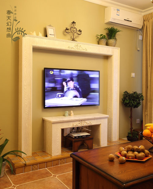 中式风格电视背景墙和沙发背景墙,好看的电视背景墙图