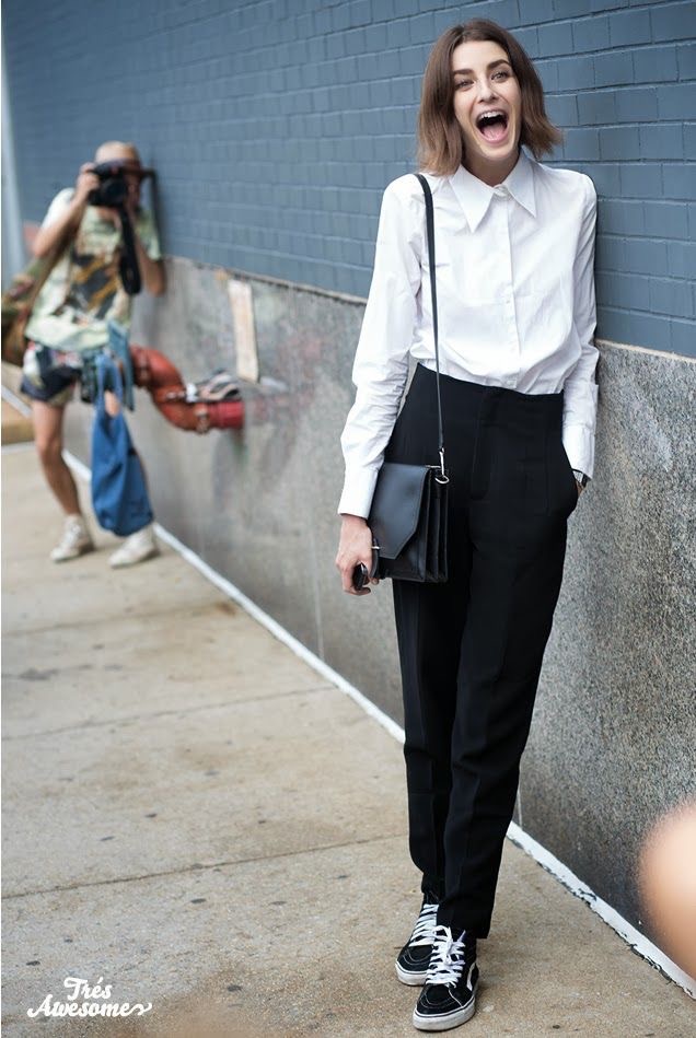 黑白灰秋冬搭配简单,秋冬黑白灰搭配