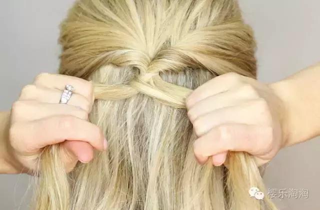 鱼尾公主头复刻,一步搞定蓬松公主头