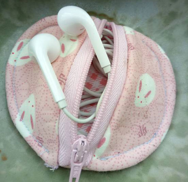 简单实用耳机收纳包推荐,手工编织耳机收纳包