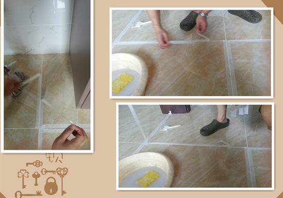 专业瓷砖美缝10元一平米,工装瓷砖美缝多少钱一平