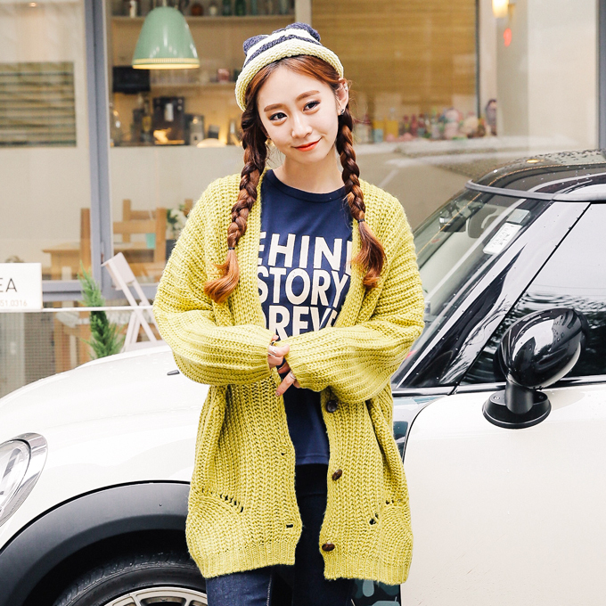 复古韩系宽松慵懒风毛衣,韩系毛衣轻奢小众高级感