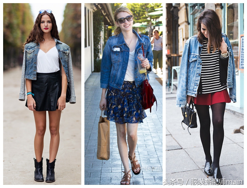 又到了穿牛仔的季节,牛仔外套的正确穿搭法
