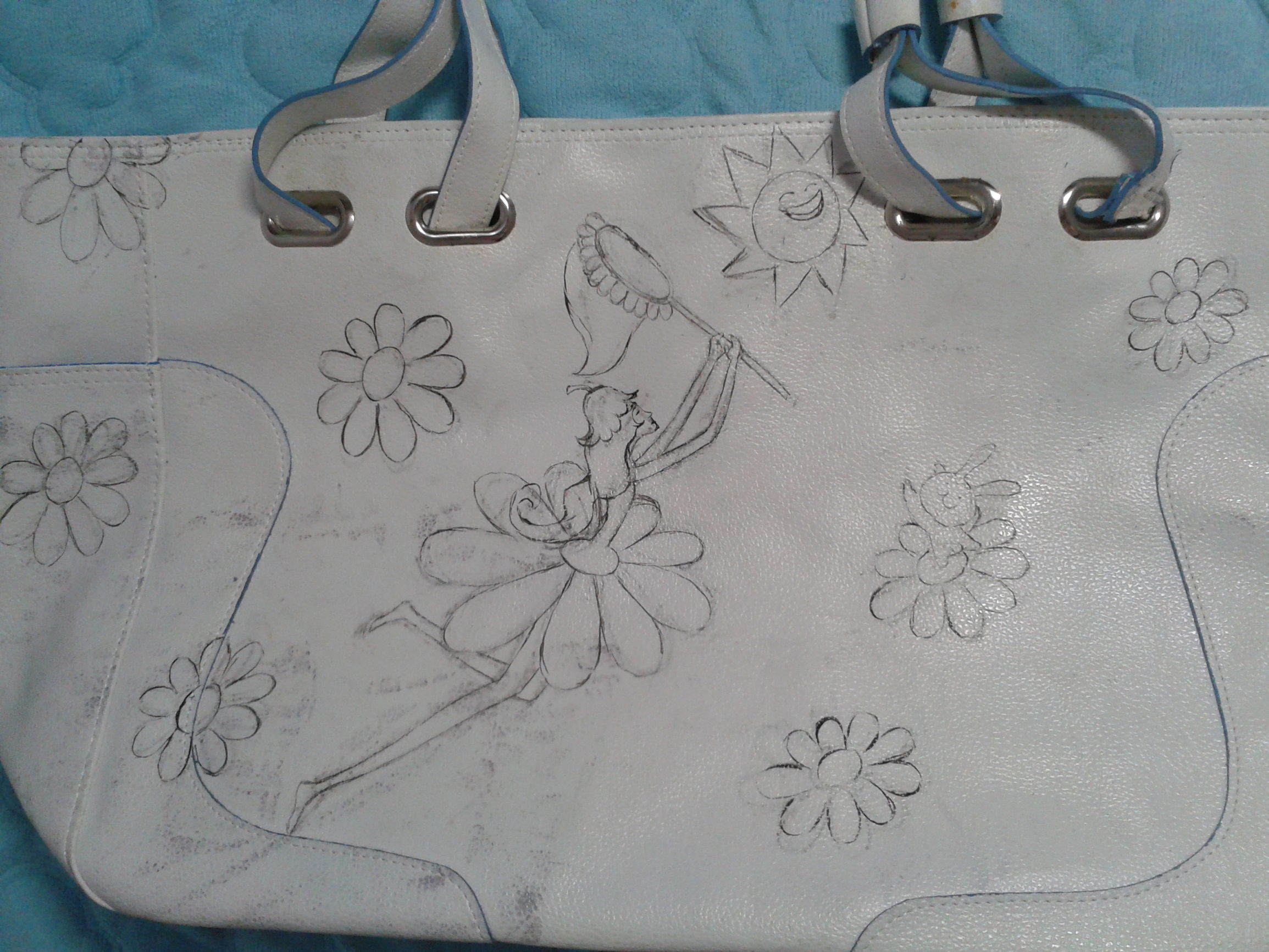 一个小撇步解决染色问题--彩绘涂鸦之追风的女孩儿