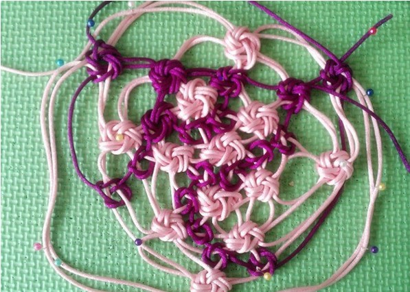 中国结球钥匙扣编法教程,中国结编织球教程