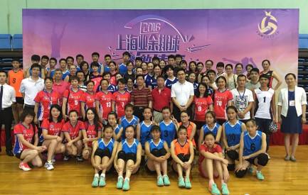 2020年上海市排球联盟比赛,业余排球比赛现场