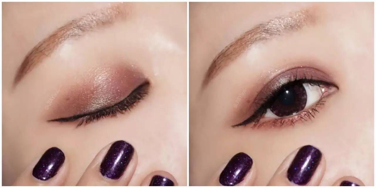 元气妆橘色眼妆,缤纷眼妆get化妆小技巧