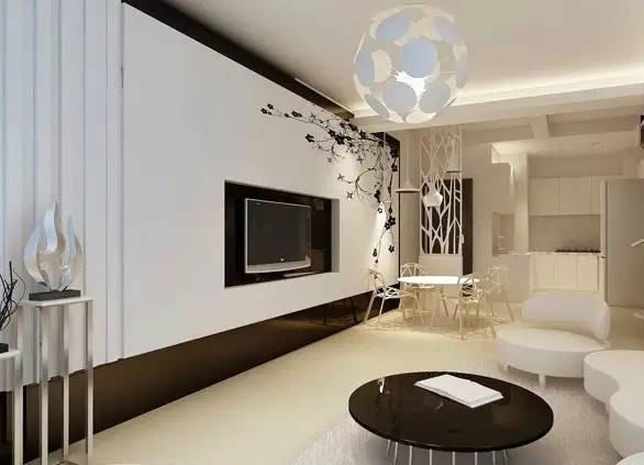 简单实用大面积电视背景墙,不踩坑的电视背景墙