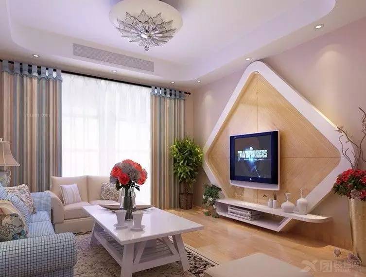 简单实用大面积电视背景墙,不踩坑的电视背景墙