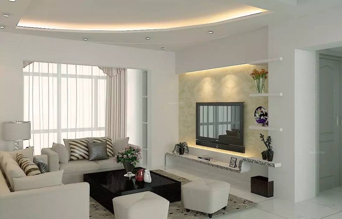 简单实用大面积电视背景墙,不踩坑的电视背景墙