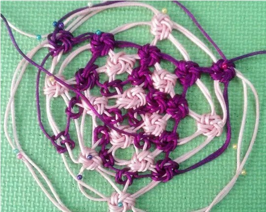 中国结球钥匙扣编法教程,中国结编织球教程