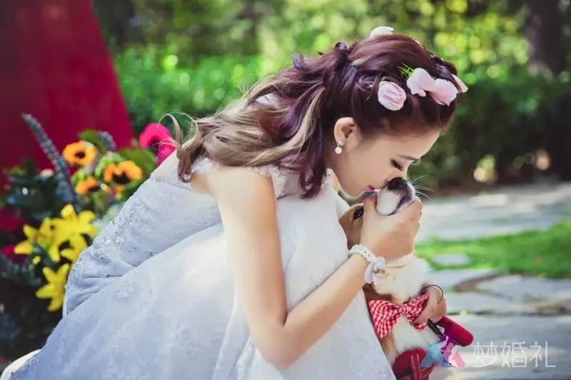 这场还原“暮光之城”的波西米亚婚礼，一只心机柯基成功抢镜