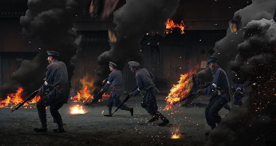 雄鸡一唱天下白完整诗,雄鸡一唱天下白国画