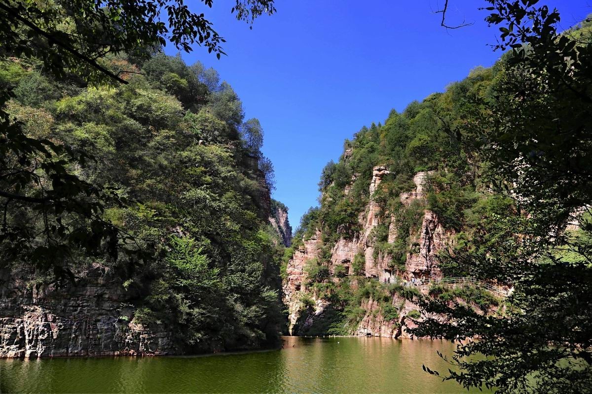仰韶大峡谷的自然环境和城市风貌,仰韶大峡谷风光