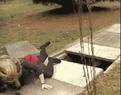 小孩泥水中被巨蟒缠住身体,小孩被巨蟒死死缠住