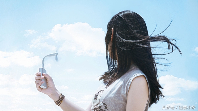 小米电风扇睡觉专用,手持制冷小风扇小米